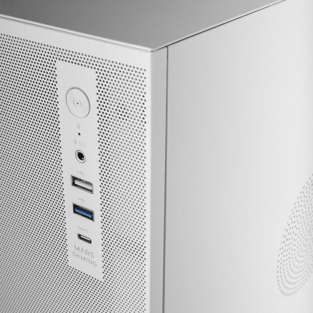 CAJA ORDENADOR MARS GAMING MC-MESHPROW MATX BLANCA