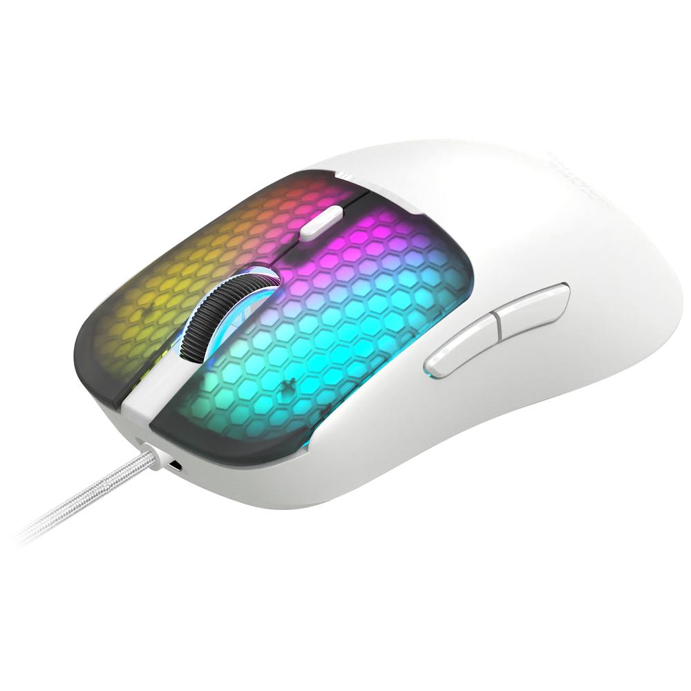 RATON MARS GAMING MM-VIPERW RGB BLANCO