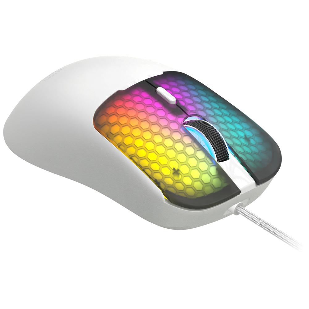 RATON MARS GAMING MM-VIPERW RGB BLANCO