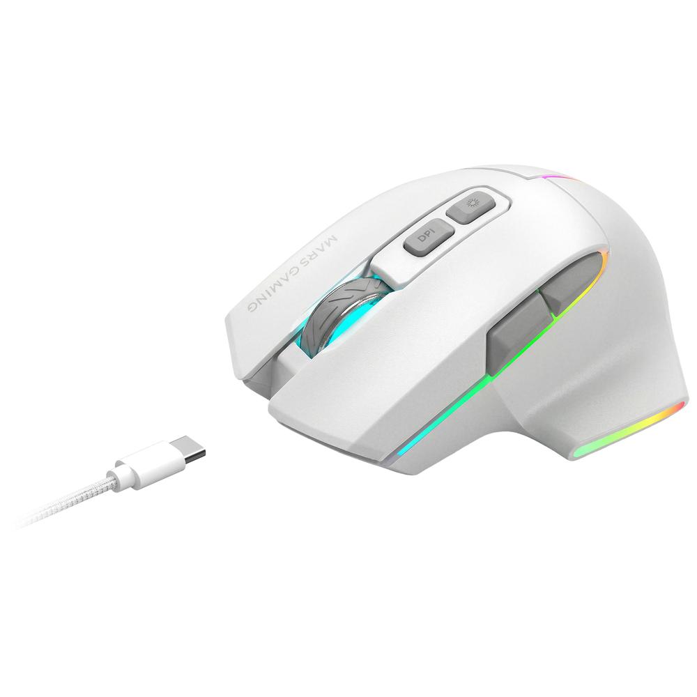 RATON INALAMBRICO MARS GAMING MMW-VECTOR BLANCO