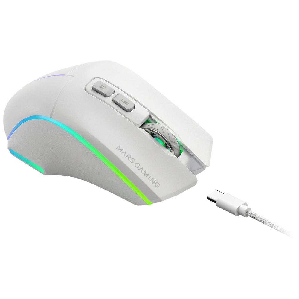 RATON INALAMBRICO MARS GAMING MMW-VECTOR BLANCO