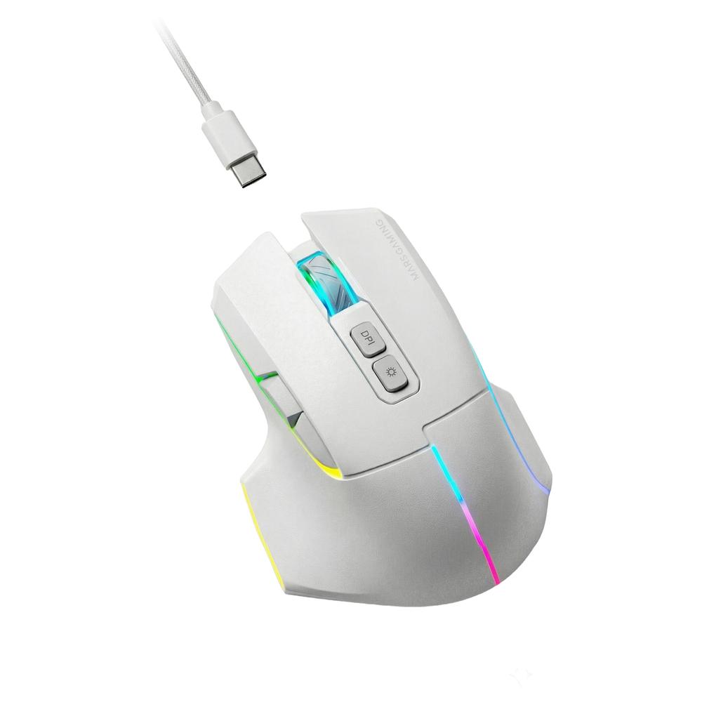 RATON INALAMBRICO MARS GAMING MMW-VECTOR BLANCO