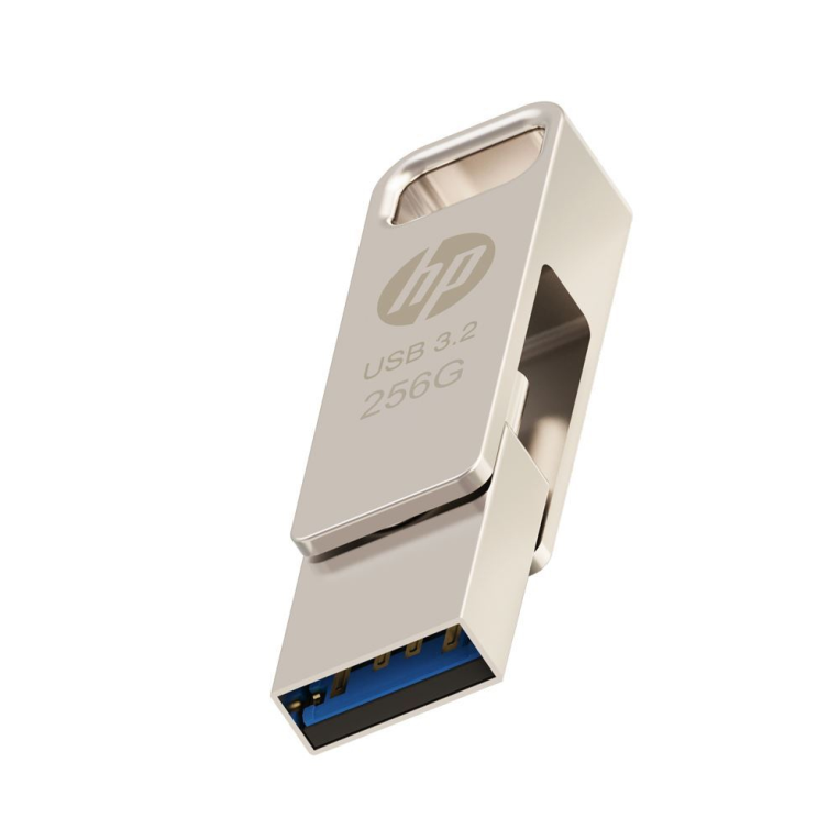 MEMORIA USB 3.2 / USB TIPO C PNY HP X206C-A OTG 256GB METAL