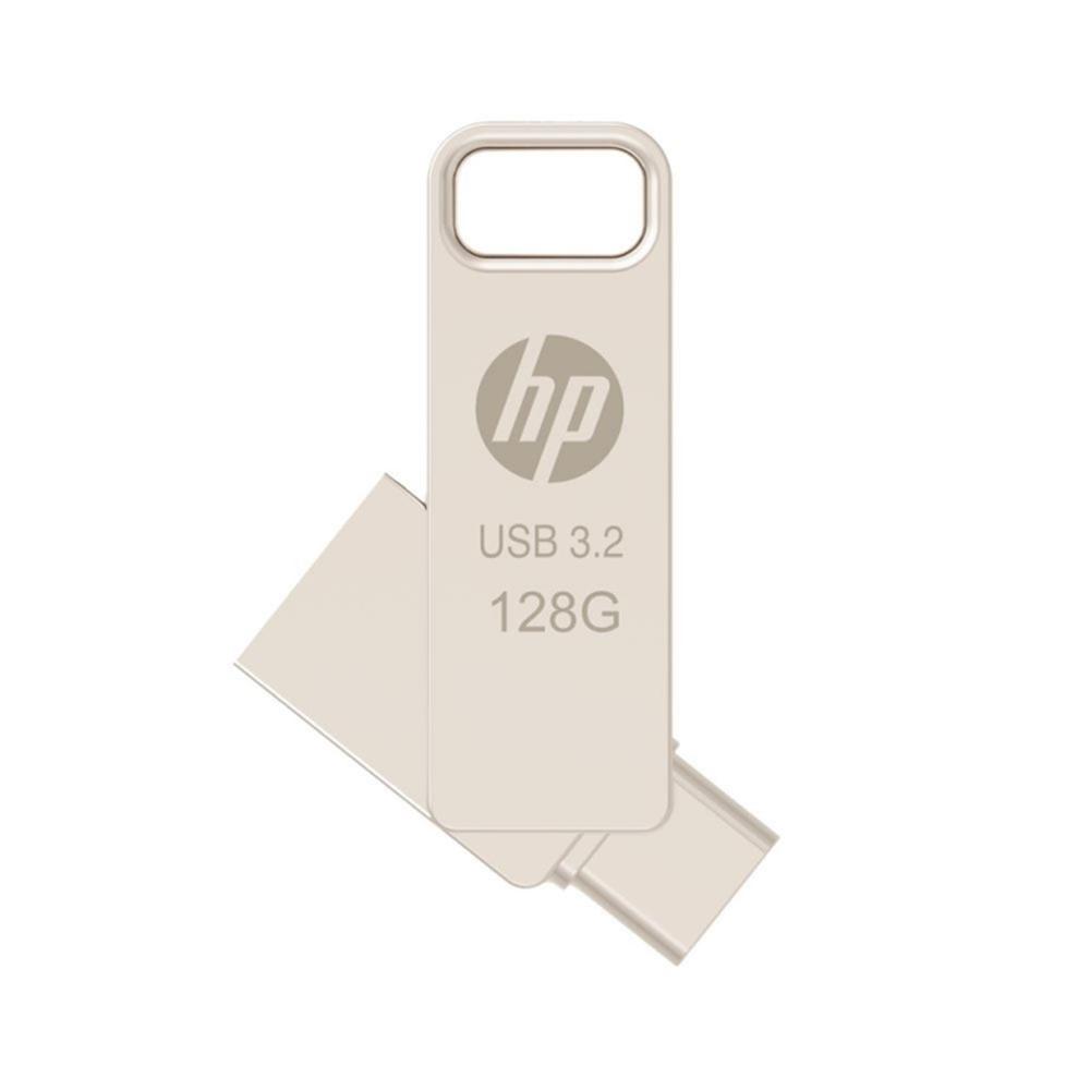 MEMORIA USB 3.2 / USB TIPO C PNY HP X206C-A OTG 128GB METAL