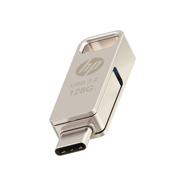 MEMORIA USB 3.2 / USB TIPO C PNY HP X206C-A OTG 128GB METAL