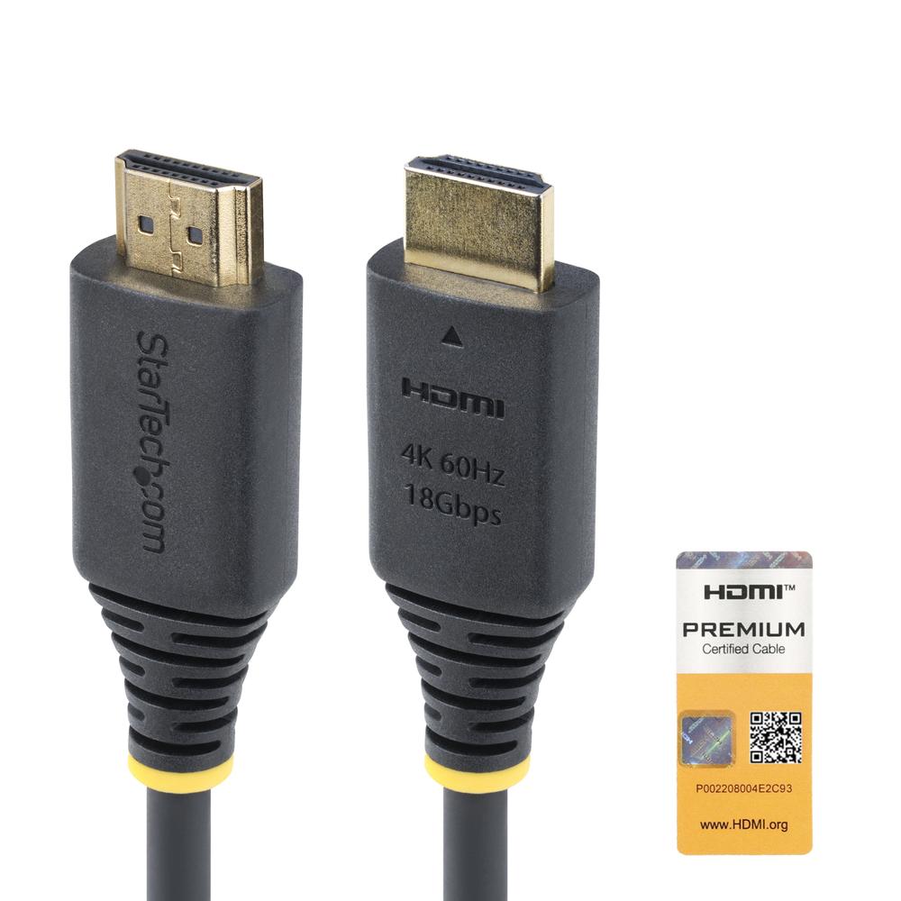CABLE HDMI 4K PREMIUM STARTECH 1.5M/ MACHO-MACHO