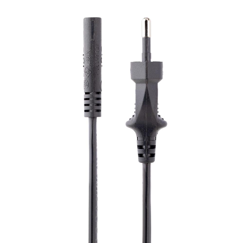 CABLE CEE7/16 A C7 STARTECH 2M/ MACHO-MACHO/ NEGRO