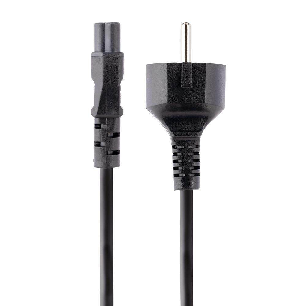 CABLE SCHUKO A IEC C5 STARTECH 3M/ MACHO-HEMBRA/ NEGRO
