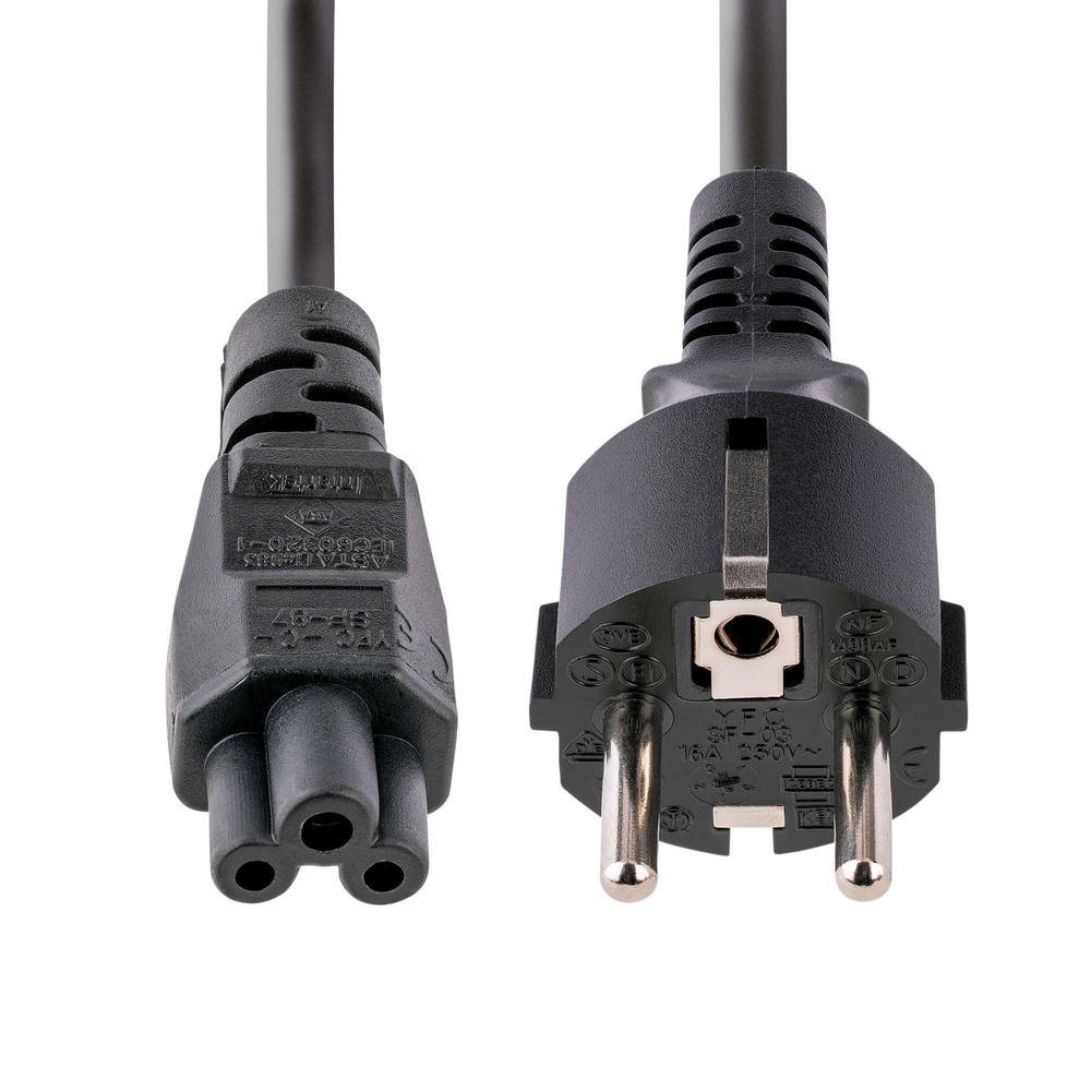 CABLE SCHUKO A IEC C5 STARTECH 3M/ MACHO-HEMBRA/ NEGRO