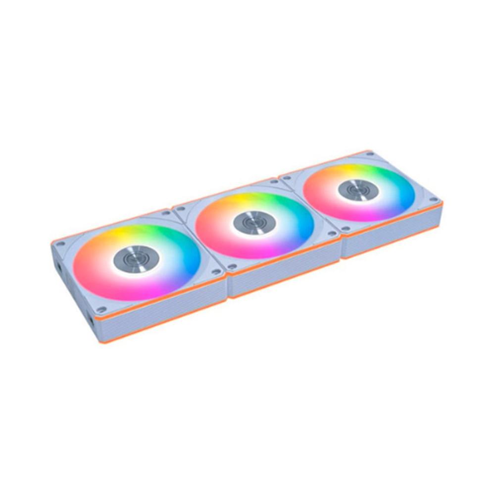 VENTILADOR LIAN LI UNI FAN CL INALAMBRICO REV ARGB 3X 120MM BLANCO + CONTROLADOR
