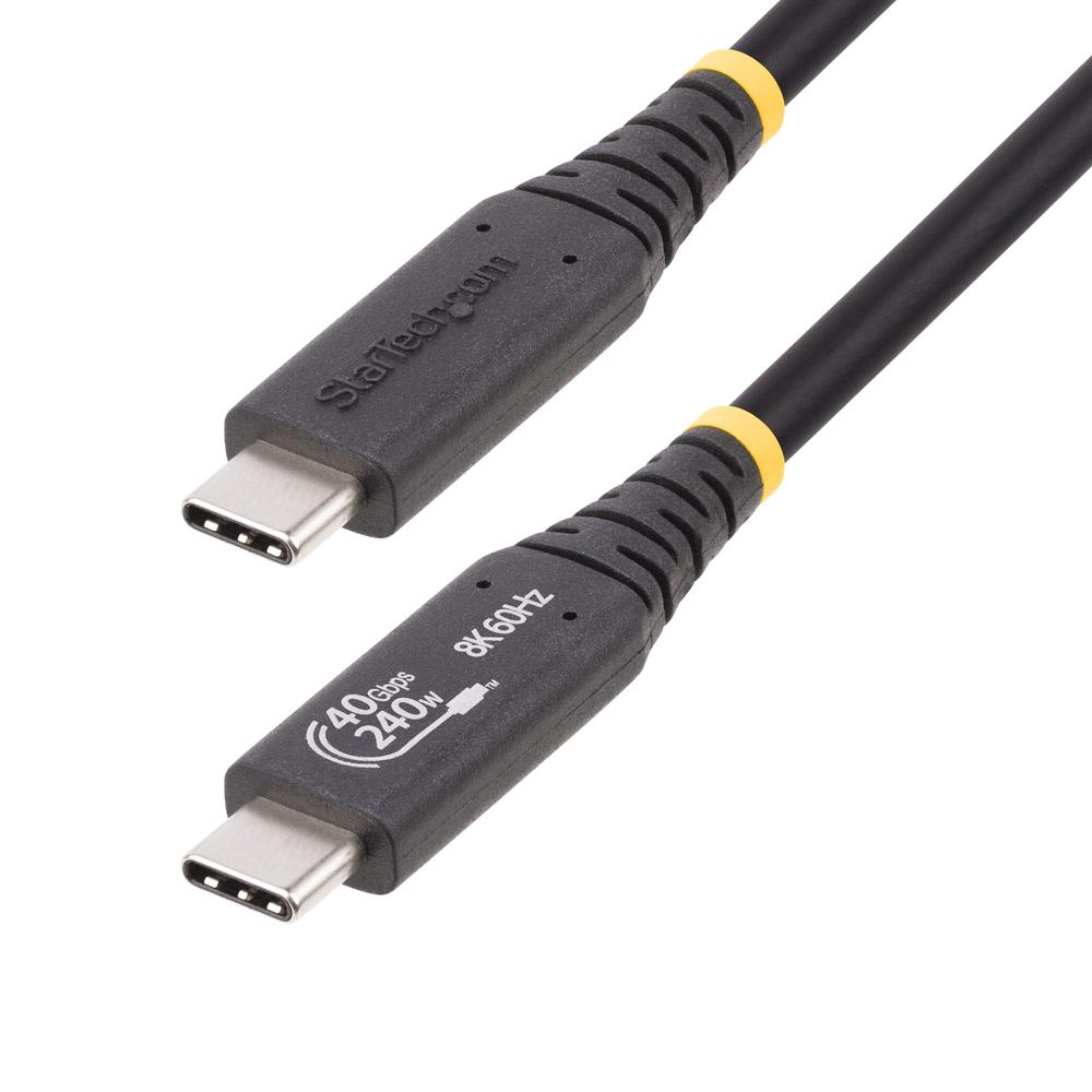 CABLE USB TIPO C STARTECH 1M/ MACHO-MACHO/ NEGRO