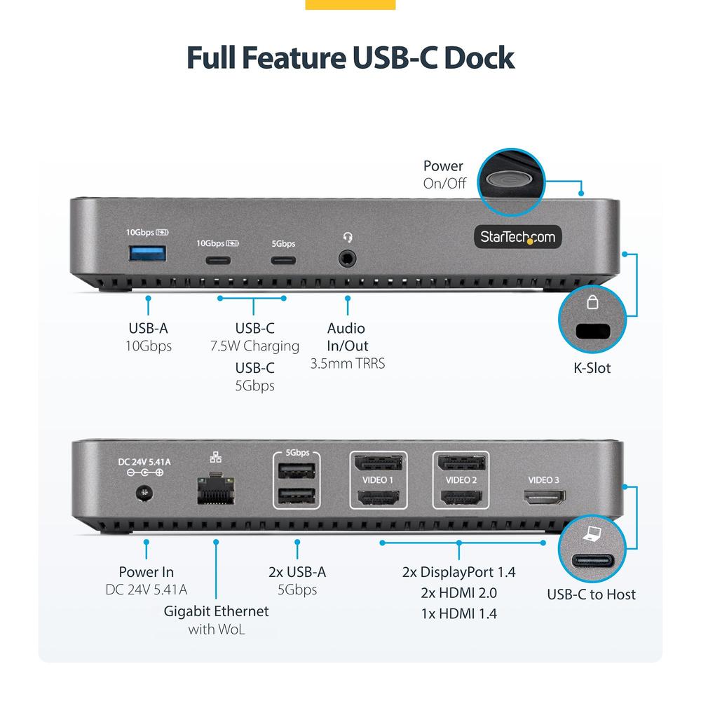 DOCKING STATION STARTECH 13 EN 1