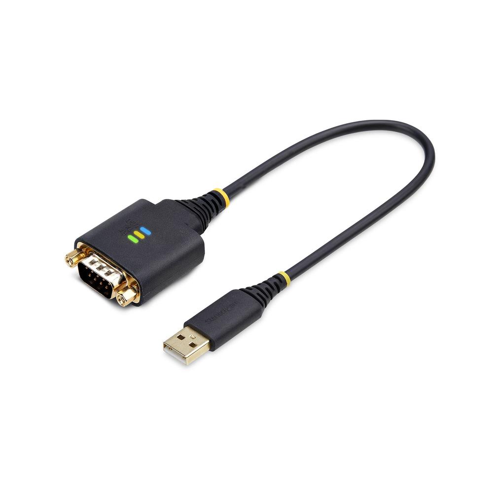 CABLE USB TIPO A A RS232 DB9 STARTECH 0.30M/ MACHO-MACHO/ NEGRO
