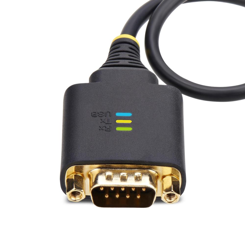 CABLE USB TIPO A A RS232 DB9 STARTECH 0.30M/ MACHO-MACHO/ NEGRO