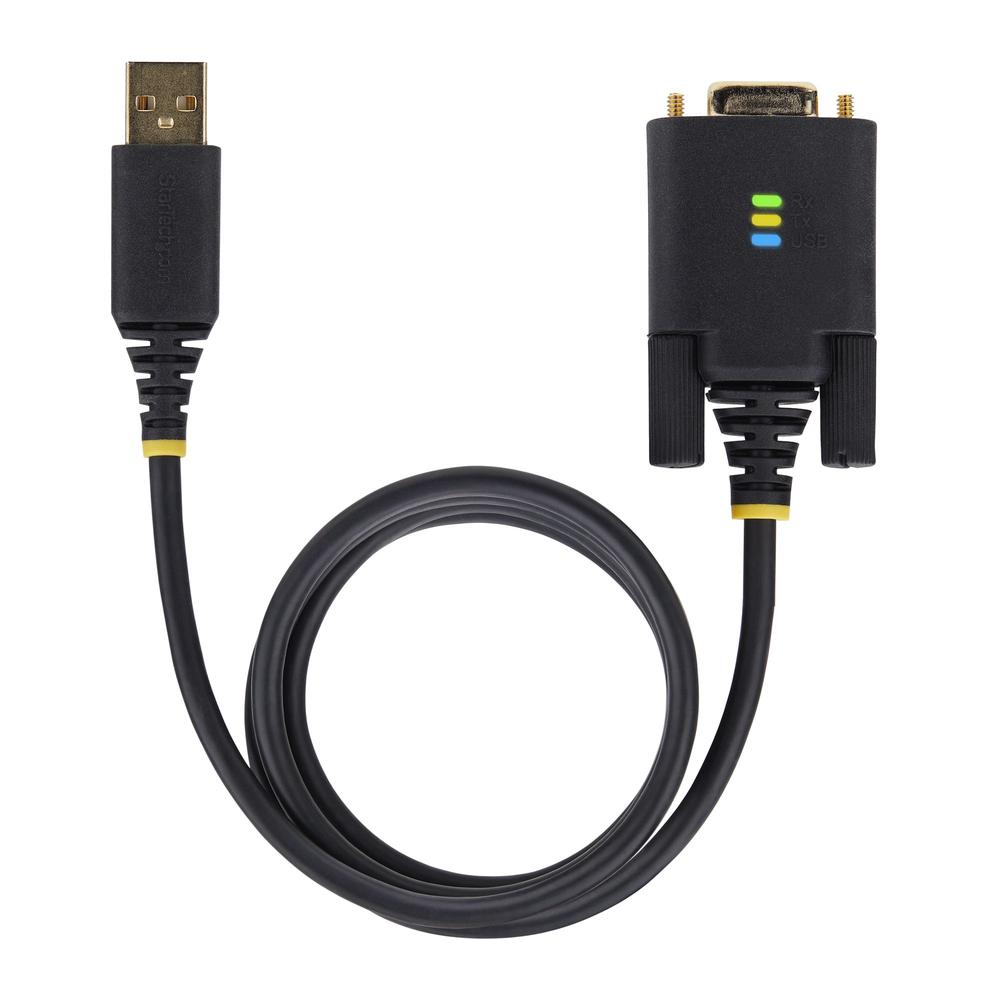 CABLE USB TIPO A A RS232 DB9 STARTECH 1M/ MACHO-HEMBRA/ NEGRO