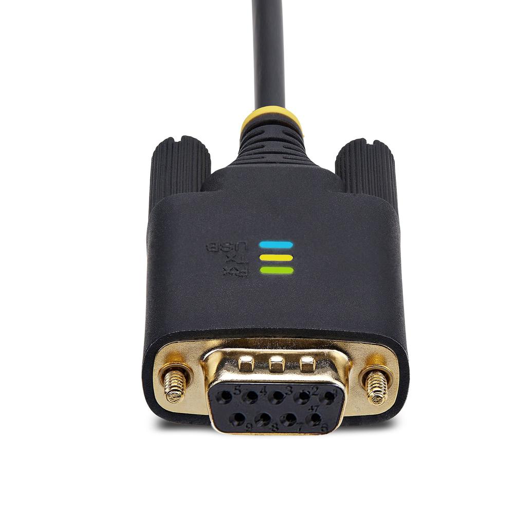 CABLE USB TIPO A A RS232 DB9 STARTECH 2M/ MACHO-HEMBRA/ NEGRO