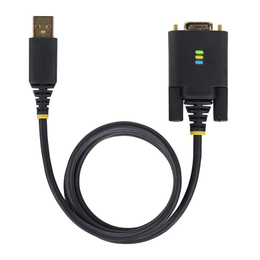 CABLE USB TIPO A A RS232 DB9 STARTECH 2M/ MACHO-HEMBRA/ NEGRO