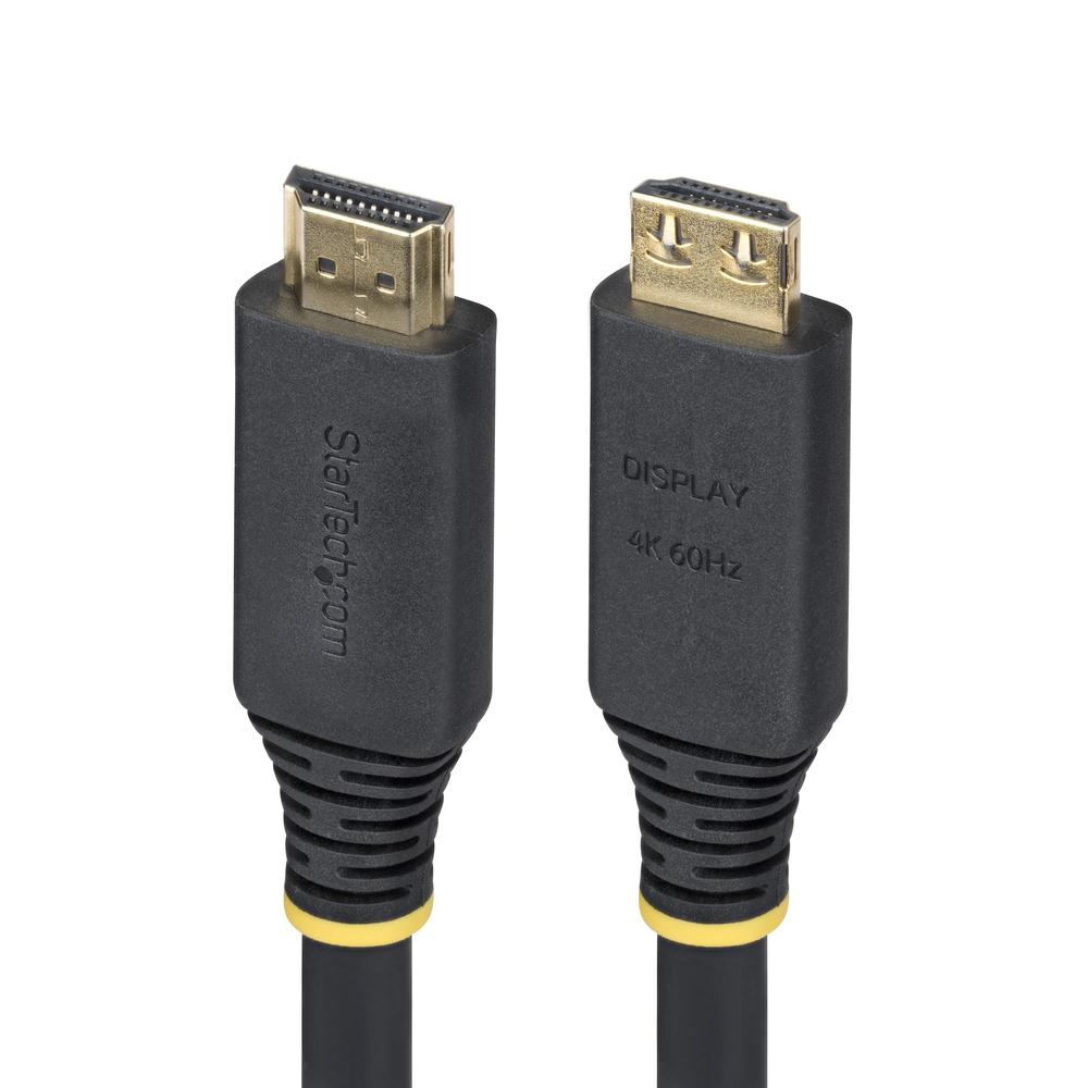 CABLE HDMI 4K CON AGARRE STARTECH 10M/ MACHO-MACHO/ NEGRO