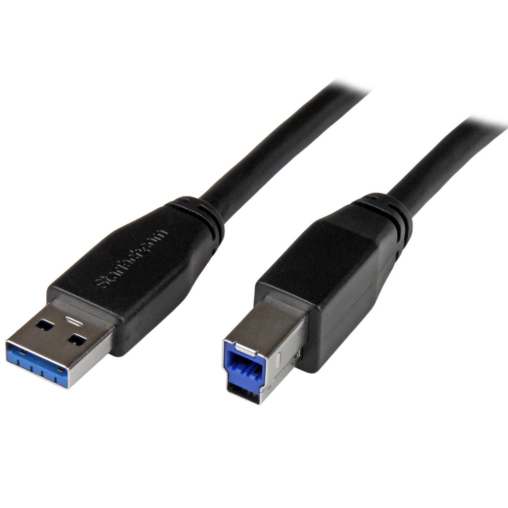 CABLE USB TIPO A A USB TIPO B STARTECH 10M/ MACHO-MACHO/ NEGRO