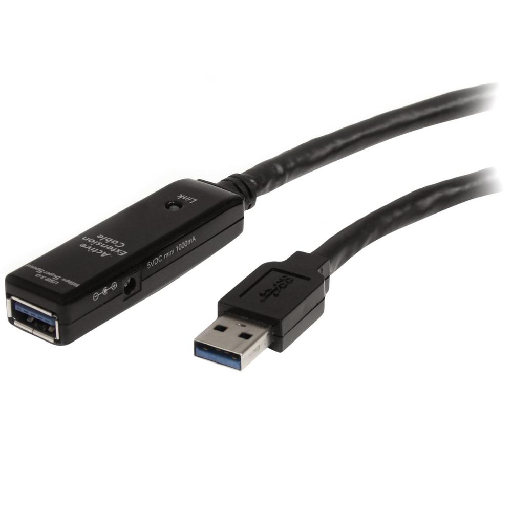 CABLE USB TIPO A STARTECH 10M/ MACHO-HEMBRA/ NEGRO