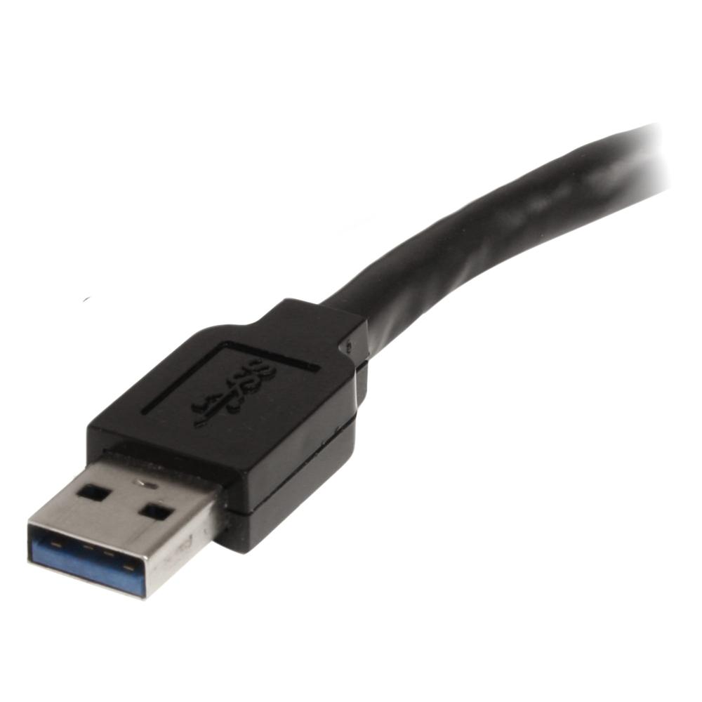CABLE USB TIPO A STARTECH 10M/ MACHO-HEMBRA/ NEGRO