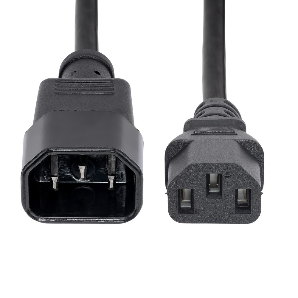 CABLE IEC C14 A IEC C13 STARTECH 1M/ MACHO-HEMBRA/ NEGRO