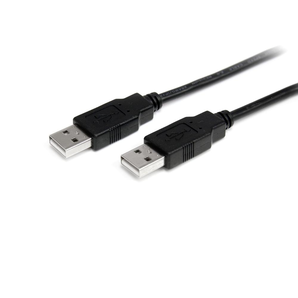 CABLE USB TIPO A STARTEHC 1M/ MACHO-MACHO/ NEGRO