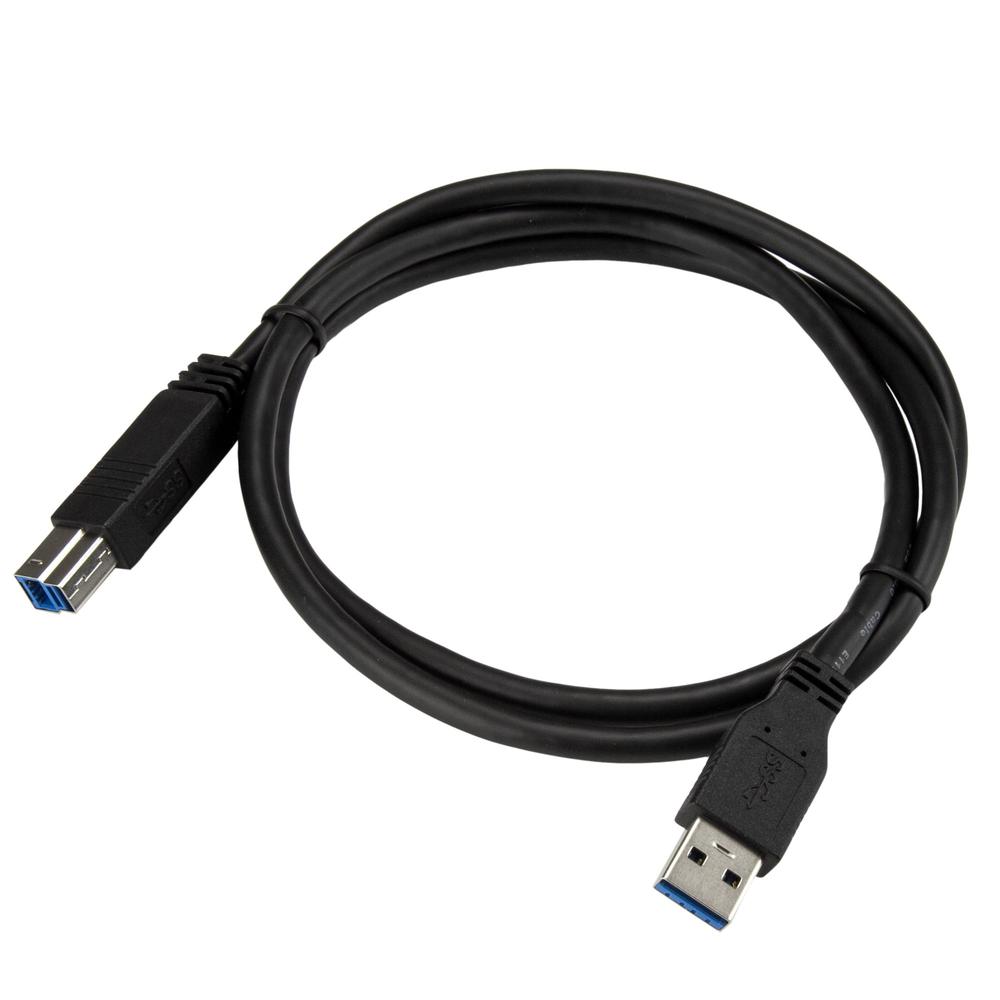 CABLE USB TIPO A A USB TIPO B STARTECH 1M/ MACHO-MACHO/ NEGRO