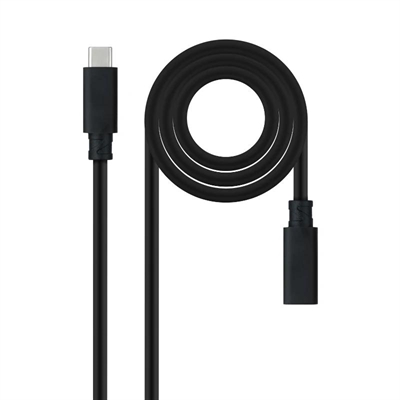 CABLE PROLONGADOR NANOCABLE USB-C 3.2 GEN2X2 100W C/M-H 1.5M ALARGADOR
