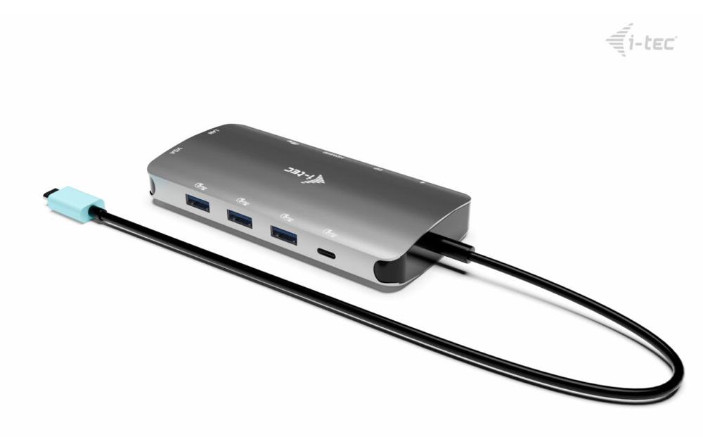 DOCKING STATION I-TEC USB TIPO C 10 EN 1 + CARGADOR UNIVERSAL 100W