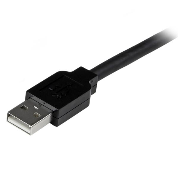 CABLE USB TIPO A STARTECH 20M/ MACHO-HEMBRA/ NEGRO