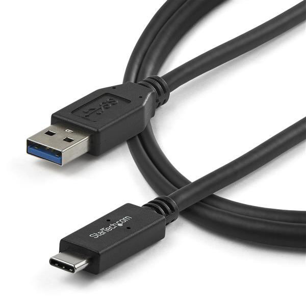 CABLE USB TIPO C A USB TIPO A STARTECH 1M/ MACHO-MACHO/ NEGRO