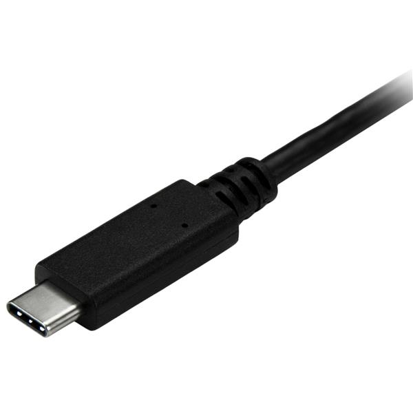 CABLE USB TIPO C A USB TIPO A STARTECH 1M/ MACHO-MACHO/ NEGRO