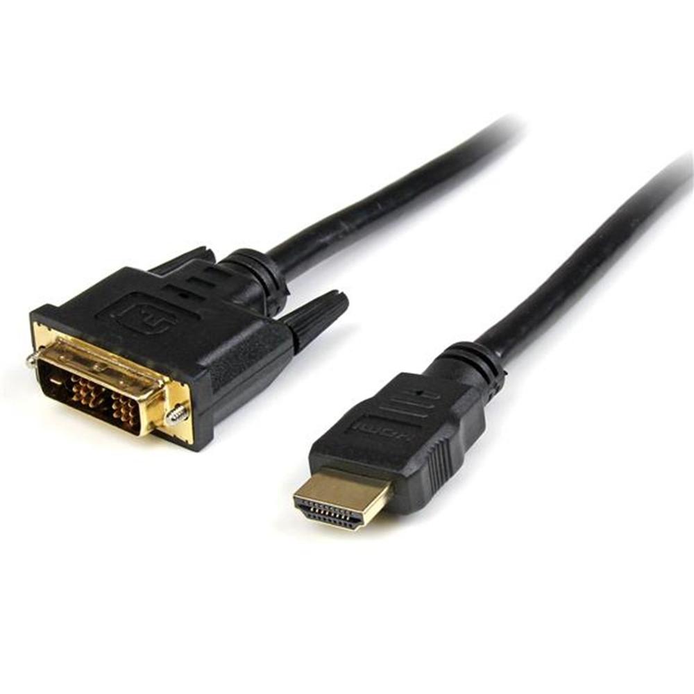 CABLE HDMI A DVI-D STARTECH 1M/ MACHO-MACHO/ NEGRO