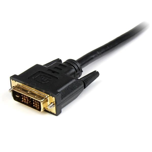 CABLE HDMI A DVI-D STARTECH 1M/ MACHO-MACHO/ NEGRO