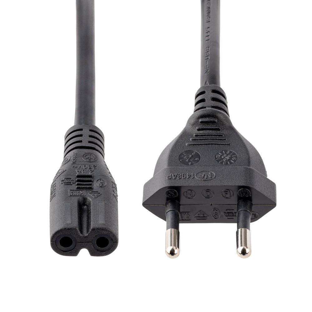 CABLE CEE7/16 A C7 STARTECH 1M/ MACHO-HEMBRA/ NEGRO