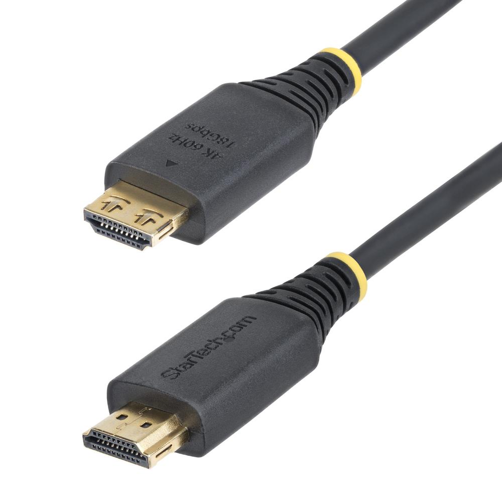 CABLE HDMI 4K CON AGARRE STARTECH 2M/ MACHO-MACHO/ NEGRO