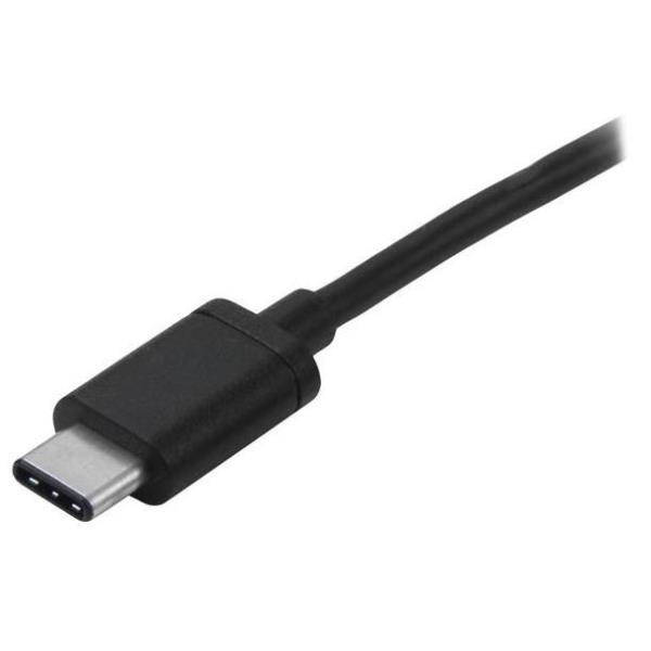 CABLE USB TIPO C STARTECH 2M/ MACHO-MACHO/ NEGRO