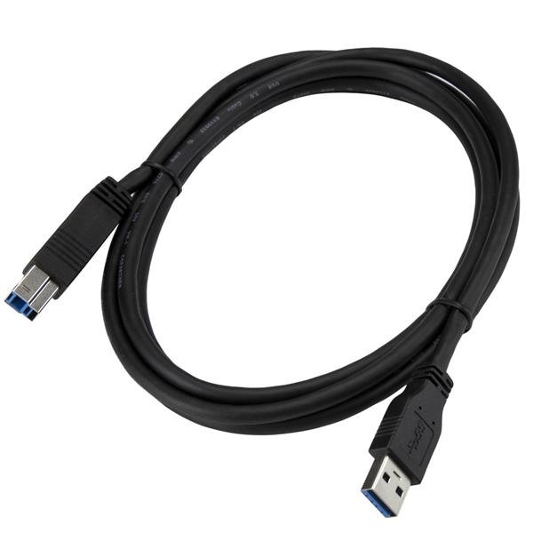 CABLE USB TIPO B A USB TIPO A STARTECH 2M/ MACHO-MACHO/ NEGRO