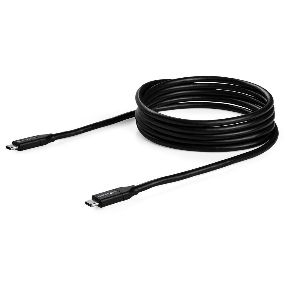 CABLE USB TIPO C STARTECH 2M/ MACHO-MACHO/ NEGRO