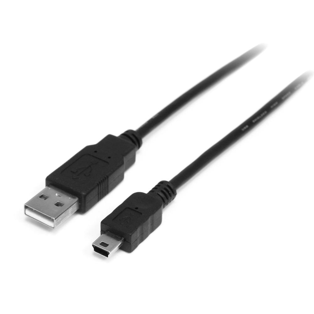 CABLE USB TIPO A A MINI USB TIPO B STARTECH 2M/ MACHO-MACHO/ NEGRO