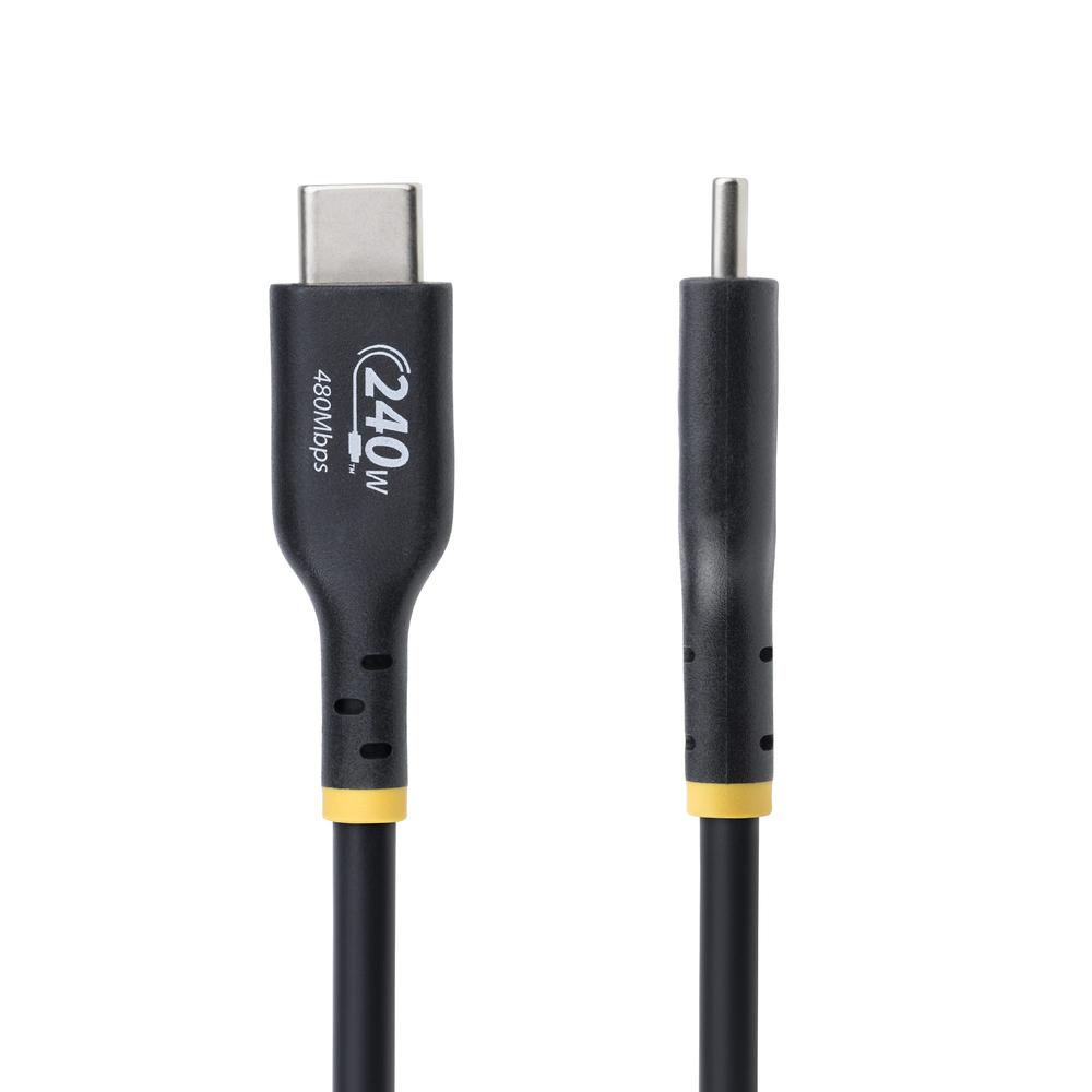 CABLE USB TIPO C STARTECH 2M/ MACHO-MACHO/ NEGRO