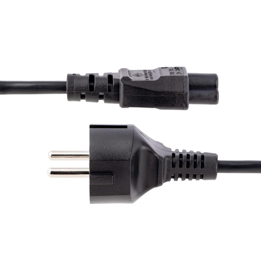 CABLE SCHUKO A C5 STARTECH 2M/ MACHO-HEMBRA/ NEGRO