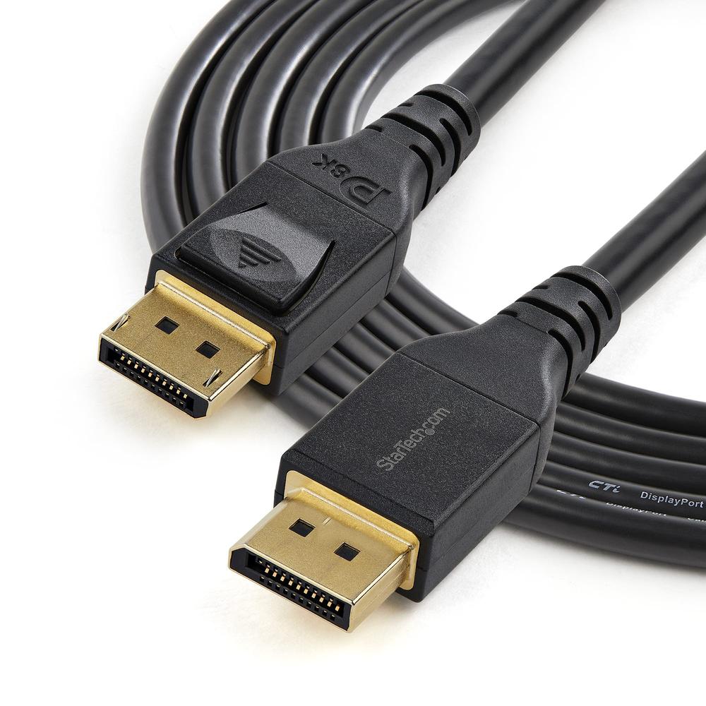 CABLE DISPLAYPORT 8K STARTECH 4M/ MACHO-MACHO/ NEGRO