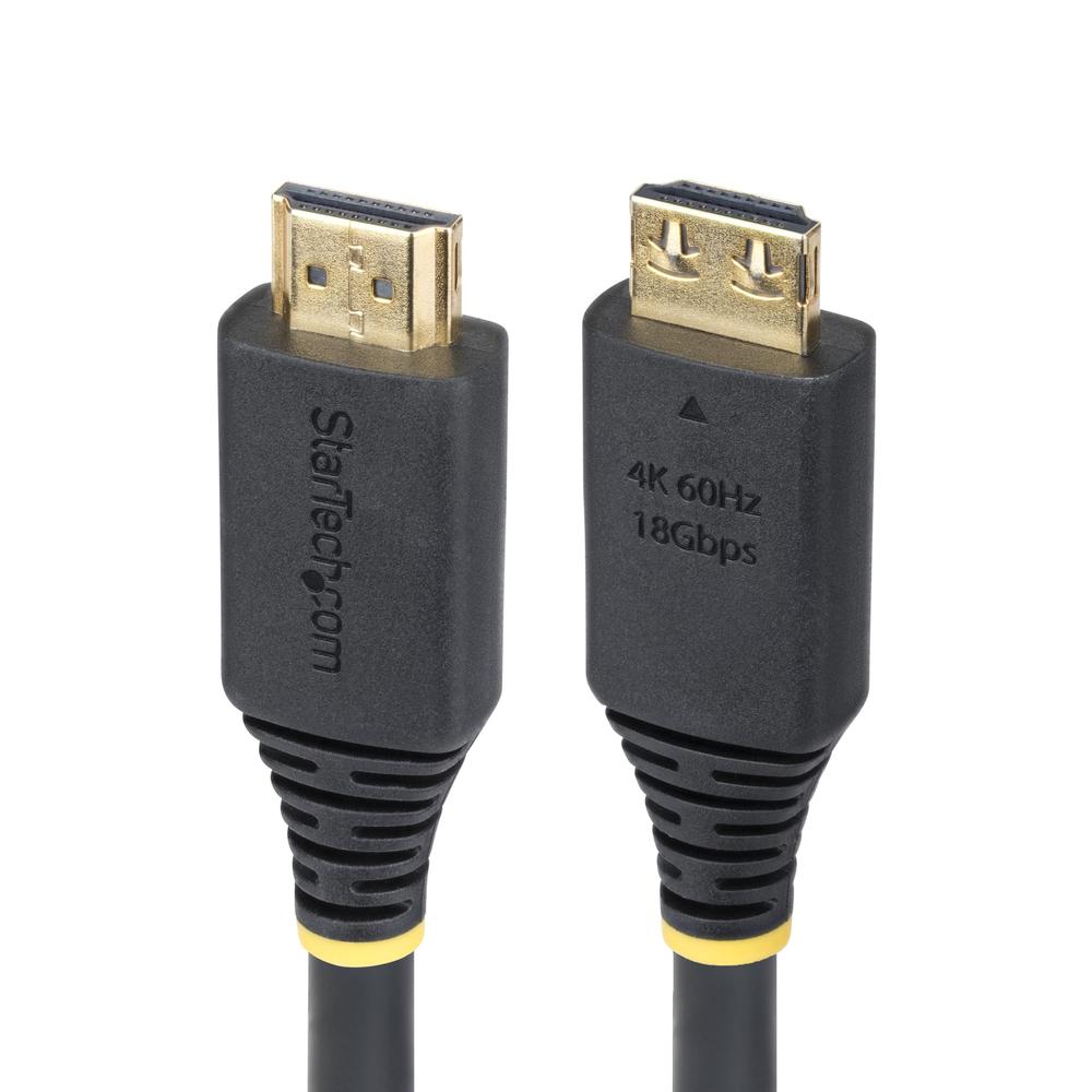 CABLE HDMI 4K CON AGARRE STARTECH 5M/ MACHO-MACHO/ NEGRO
