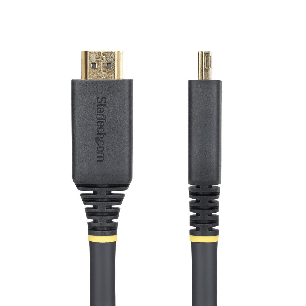 CABLE HDMI 4K CON AGARRE STARTECH 15M/ MACHO-MACHO/ NEGRO