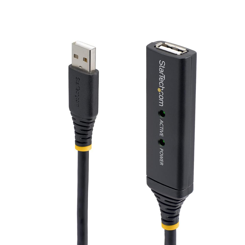 CABLE USB TIPO A STARTECH 25M/ MACHO-HEMBRA/ NEGRO