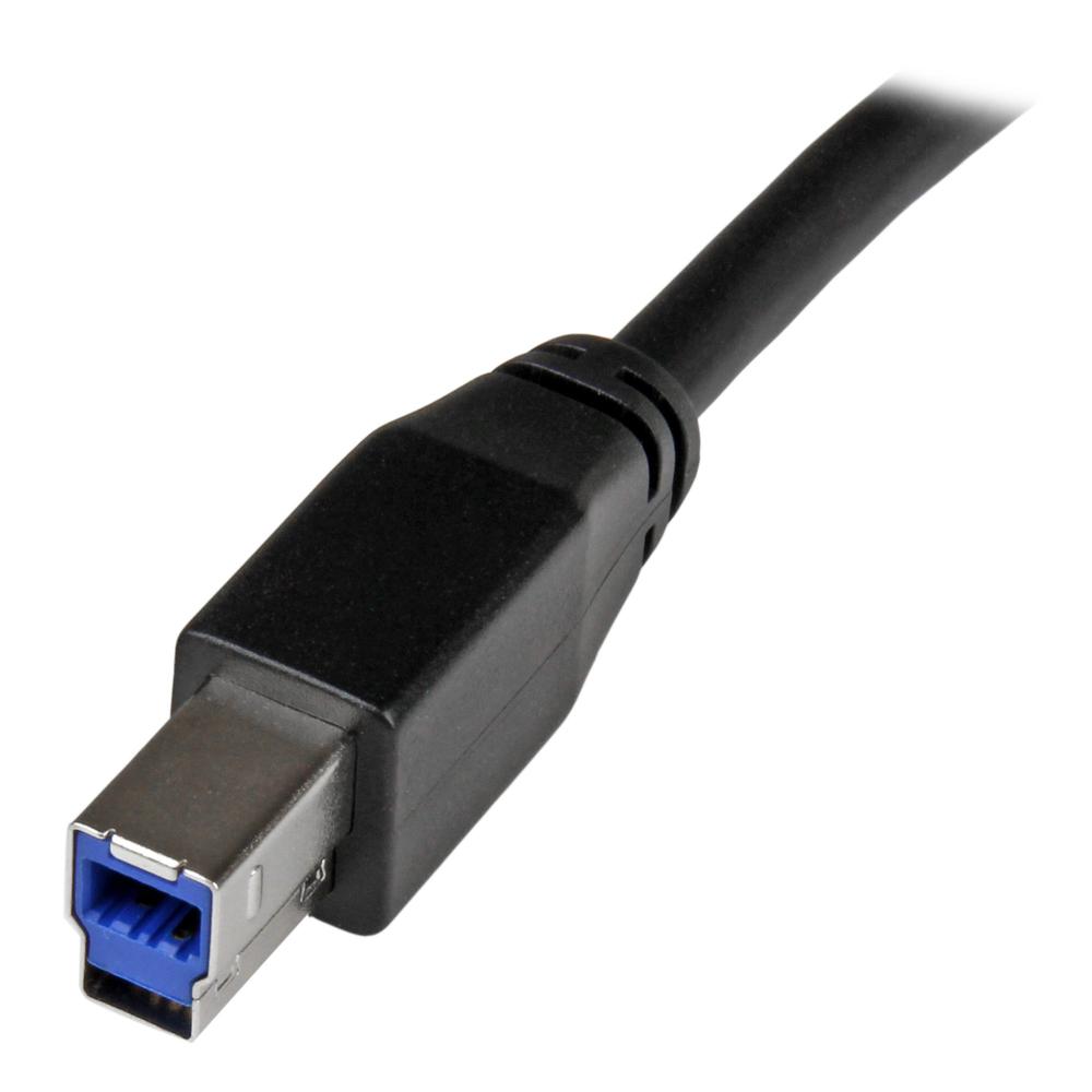 CABLE USB TIPO A A USB TIPO B STARTECH 5M/ MACHO-MACHO/ NEGRO