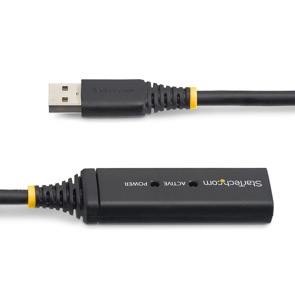 CABLE USB TIPO A STARTECH 5M/ MACHO-HEMBRA/ NEGRO