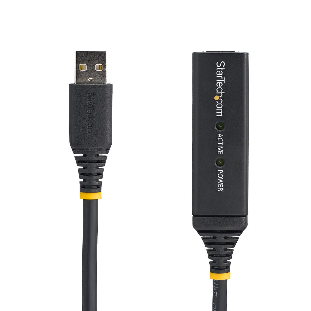 CABLE USB TIPO A STARTECH 5M/ MACHO-HEMBRA/ NEGRO